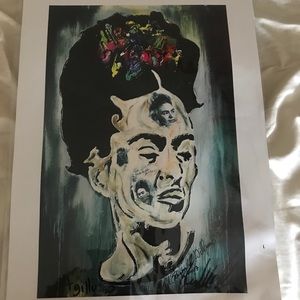 Frida Kahlo painting